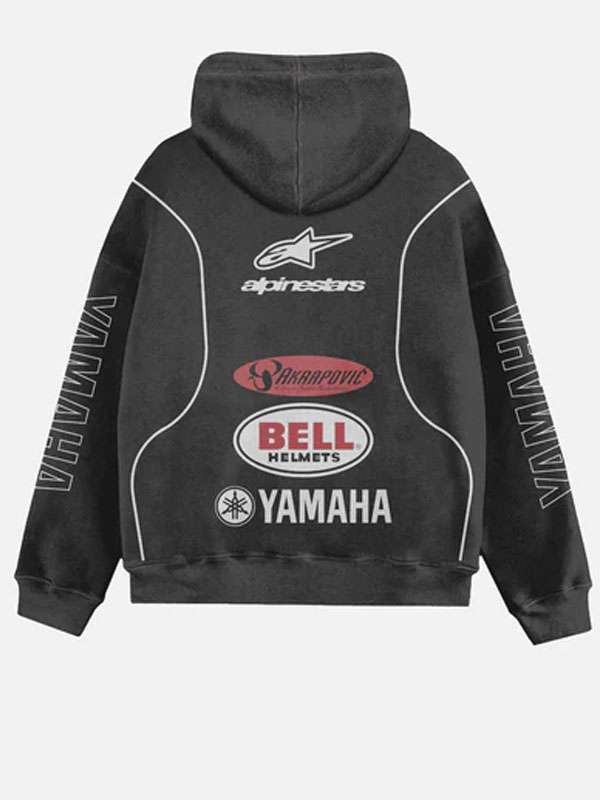 Yamaha Black Pullover Alpinestars Moto Hoodie