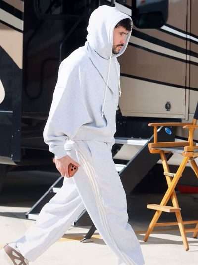 Bad Bunny Balaclava Grey Oversized Tracksuit