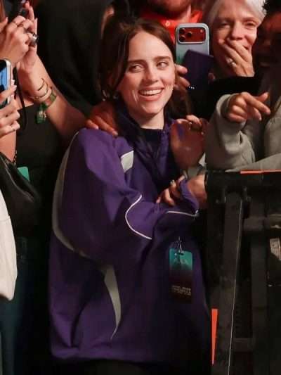 Shop Billie Eilish Music Festival Coachella 2026 Purple Jacket