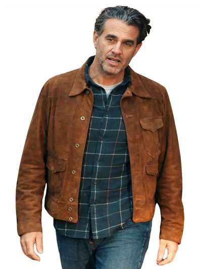 Scarpetta S01 Pete Marino Brown Suede Leather Jacket