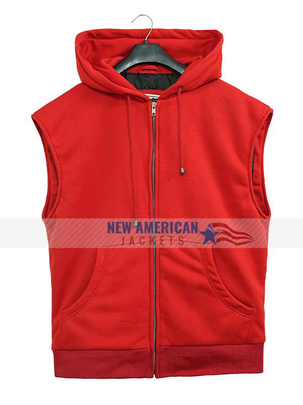 Justin Bieber Newport Red Hoodie