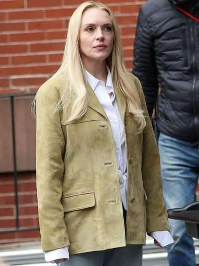 Lindsay Lohan Count My Lies 2026 Green Blazer