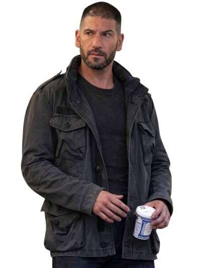 Daredevil The Punisher Grey Cotton Jacket