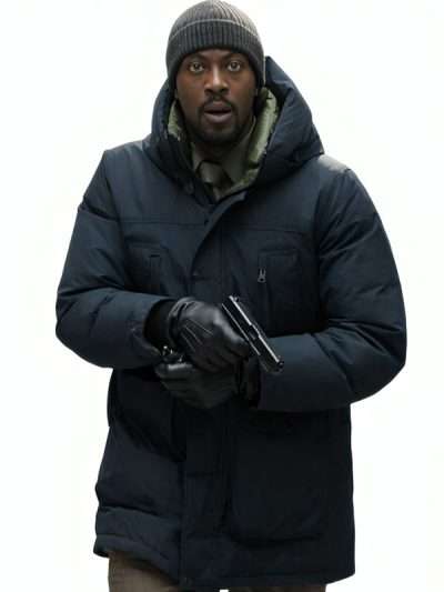 Law and Order 2026 Theo Walker Blue Puffer Jacket