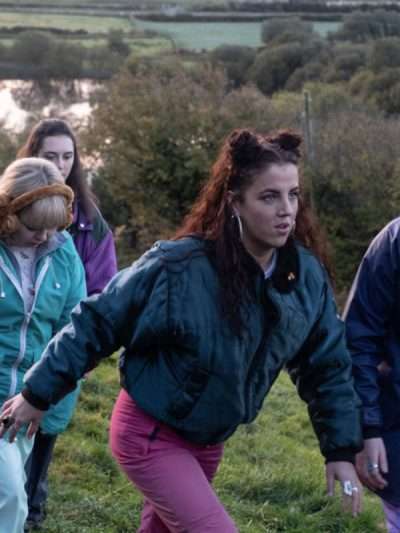 Derry Girls Season 02 Michelle Mallon Fur Bomber Jacket