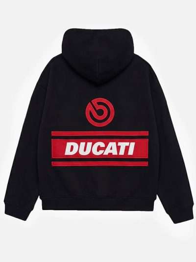 Vintage Black Ducati Hoodie