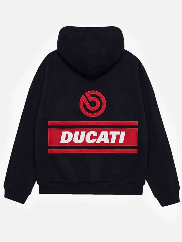 Vintage Black Ducati Hoodie