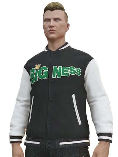 GTA Bigness Crowned Varsity Jacket