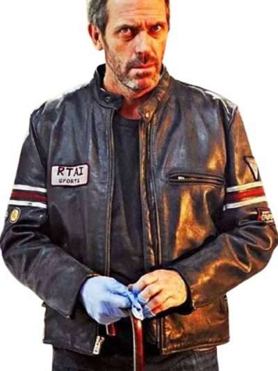 House M.D Dr. Gregory House RTAI Sports Black Leather Jacket