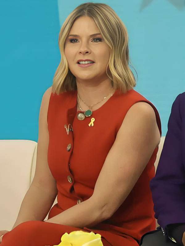 Jenna Bush Hager The Today Show Red Vest