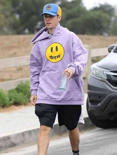 Justin Bieber Purple Hoodie