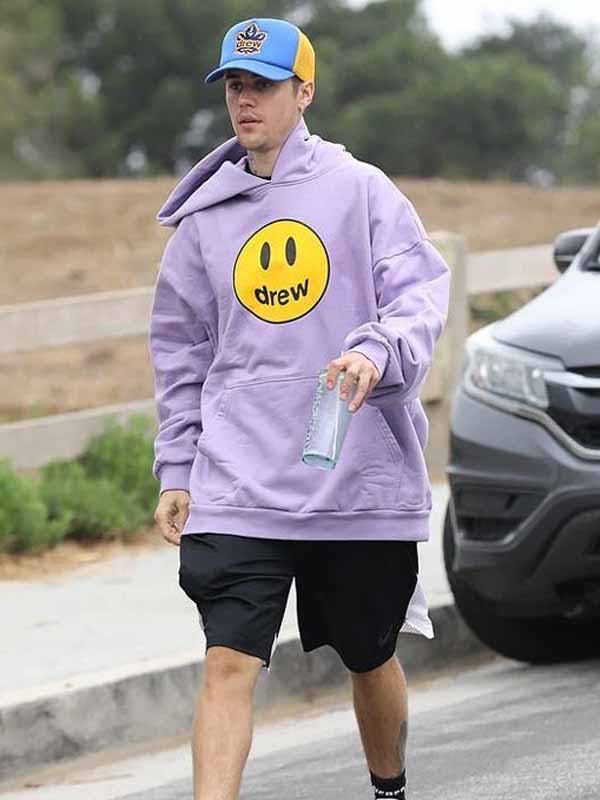 Justin Bieber Purple Hoodie