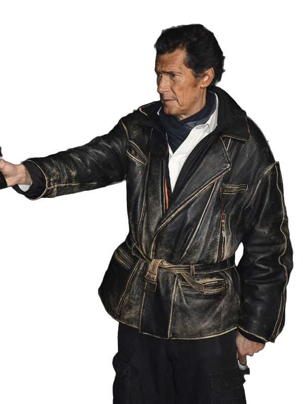 Geoffrey Moore Knightfall 2026 Black Leather Jacket