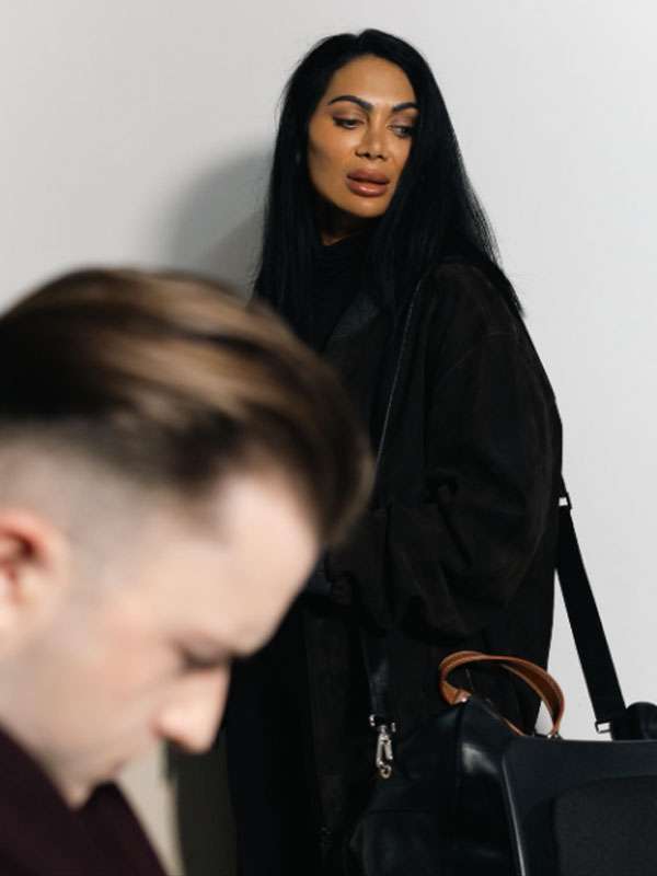 Knightfall 2026 Jeanine Nerissa Sothcott Brown Suede Jacket