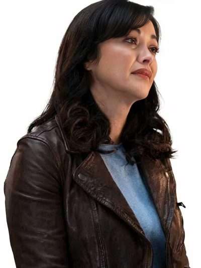 Boston Blue 2026 Marisa Ramirez Brown Leather Jacket