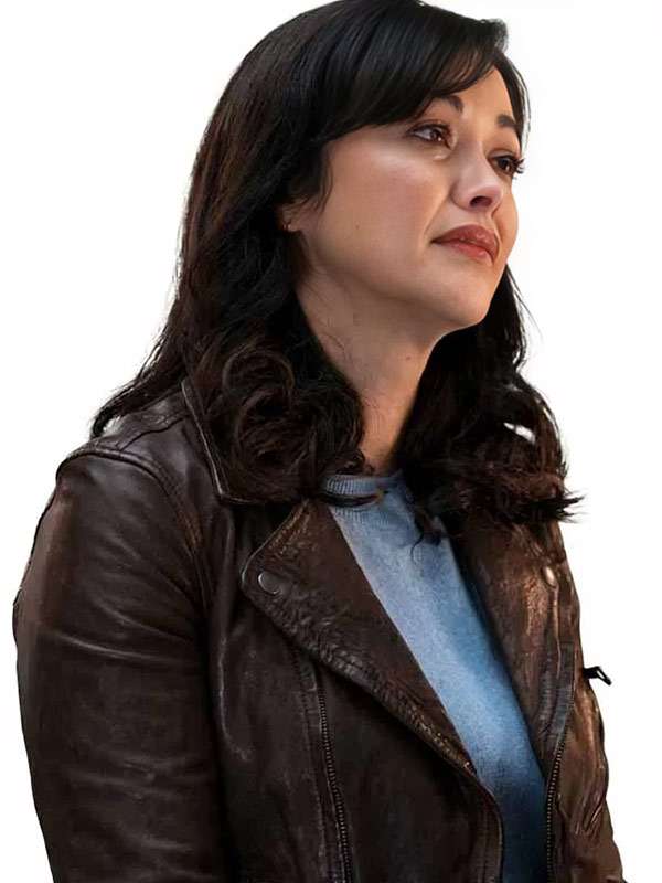 Boston Blue 2026 Marisa Ramirez Brown Leather Jacket