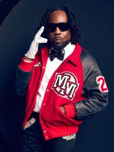 Buy 2026 Michael Movie Premiere Rapper Wale Red and Black Jacket
