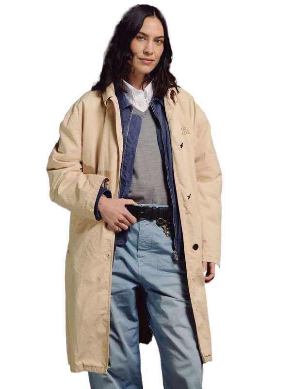 Miu Miu FW 2026 Alexa Chung Beige Trench Coat