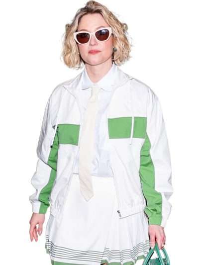 NYC Chyler Leigh Track Jacket