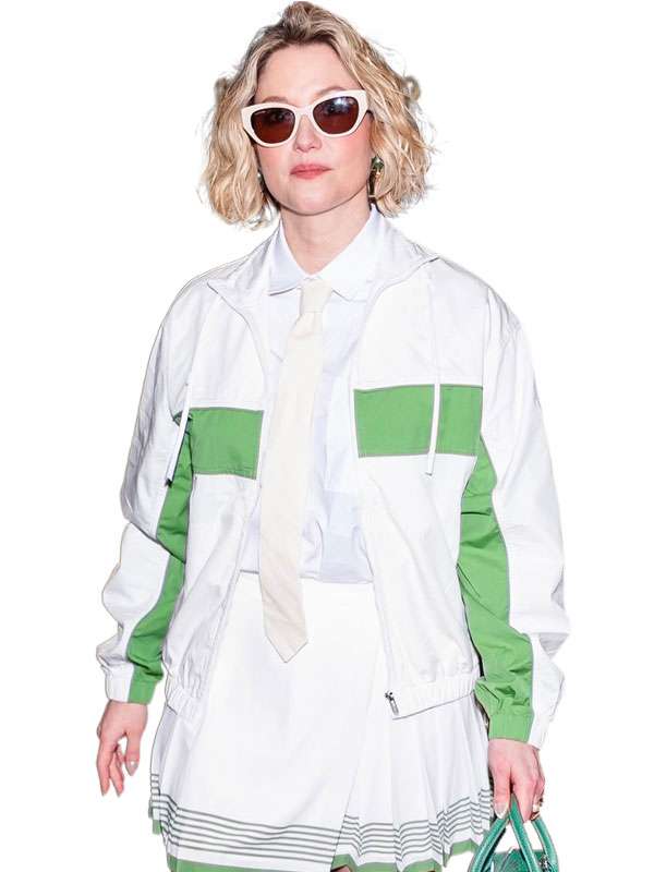 NYC Chyler Leigh Track Jacket