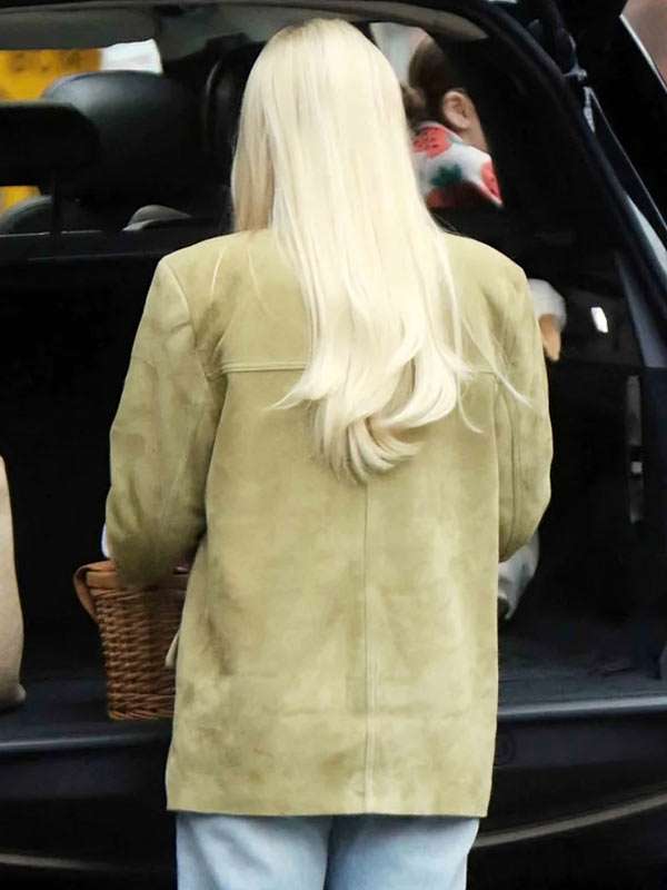 Lindsay Lohan Count Me Lies Suede Blazer