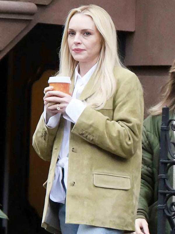 NYC 2026 Count My Lies Lindsay Lohan Green Blazer