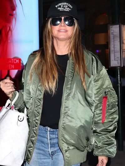 Heidi Klum Green Jacket
