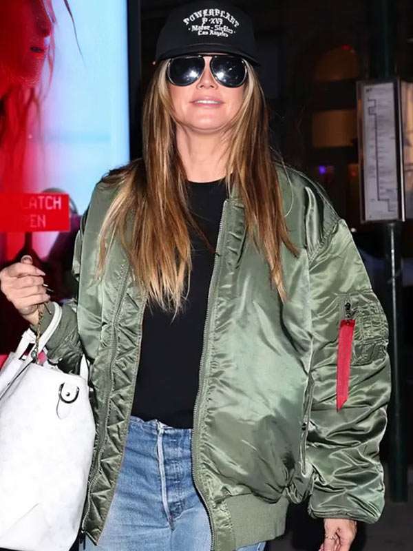 Heidi Klum Green Jacket