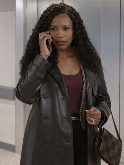 Beyond the Gates Arielle Prepetit Brown Leather Coat