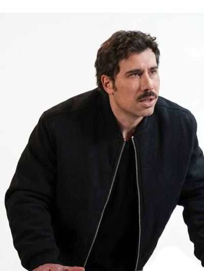 Joe Velasco Law and Order SVU 2026 Octavio Pisano Black Bomber Jacket