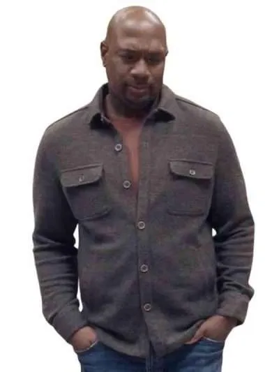 Wade Grey TV Series The Rookie 2026 Richard T. Jones Grey Wool Jacket