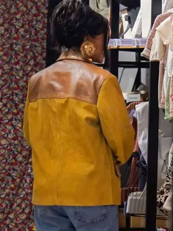 Paris 2026 Rihanna Miu Miu Suede Jacket