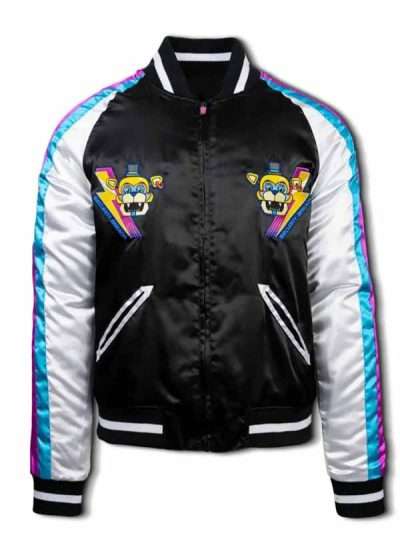 Five Nights at Freddy's Multicolor Fnaf Varsity Jacket