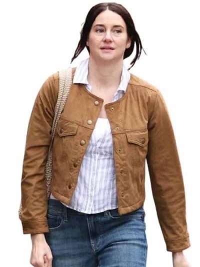 Count My Lies 2026 Shailene Woodley Brown Cotton Jacket