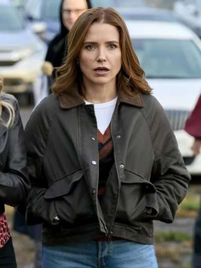 Broad Trip 2026 Sophia Bush Grey Cotton Jacket