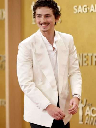 The 32nd Actor Awards Timothee Chalamet Suit