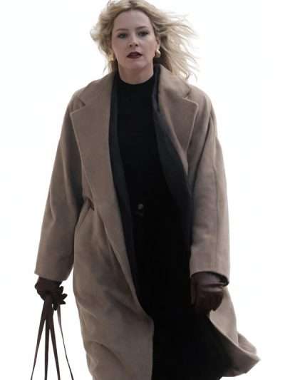 The Miniature Wife S01 Elizabeth Banks Beige Wool Coat