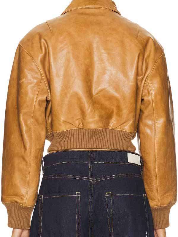 Kristin Cavallari The Reunion Laguna Beach Cropped Leather Jacket