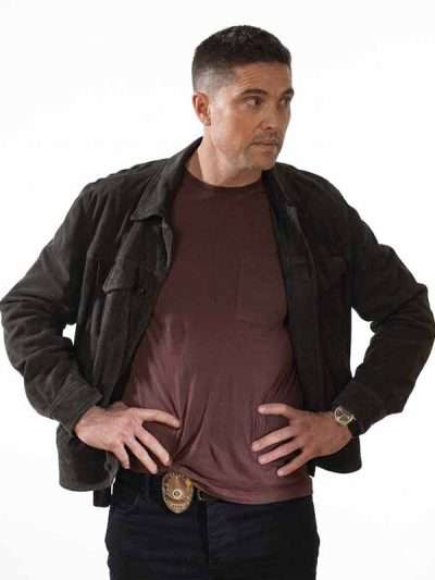 The Rookie 2026 Eric Winter Black Suede Leather Jacket