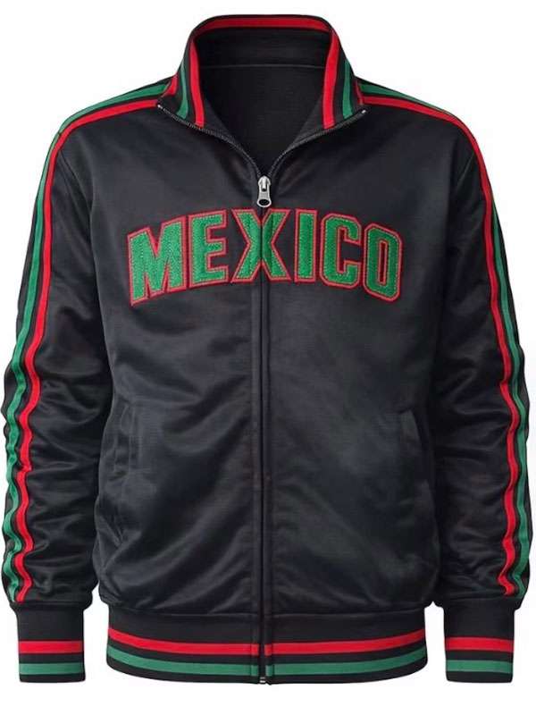 Mexico Black Track Jacket