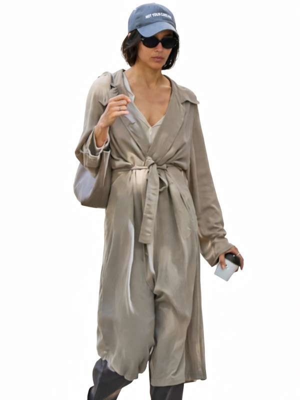 Buy Zoë Kravitz Street Style 2026 Trench Coat