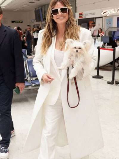Heidi Klum 79th Cannes Film Festival White Coat