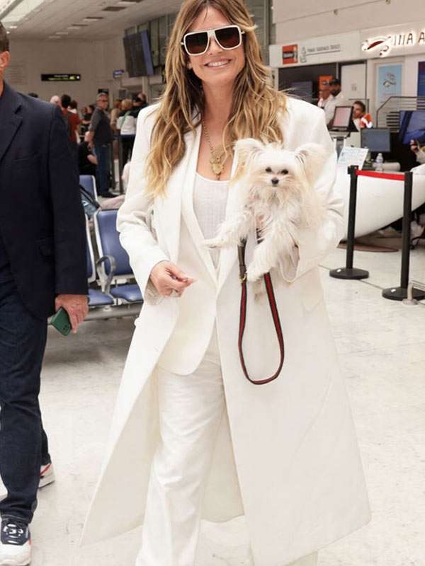 Heidi Klum 79th Cannes Film Festival White Coat