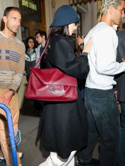 Kendall Jenner Black Coat