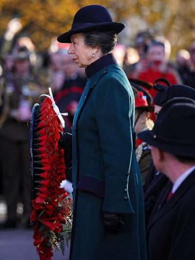Princess Anne Anzac Day 2026 Green Coat