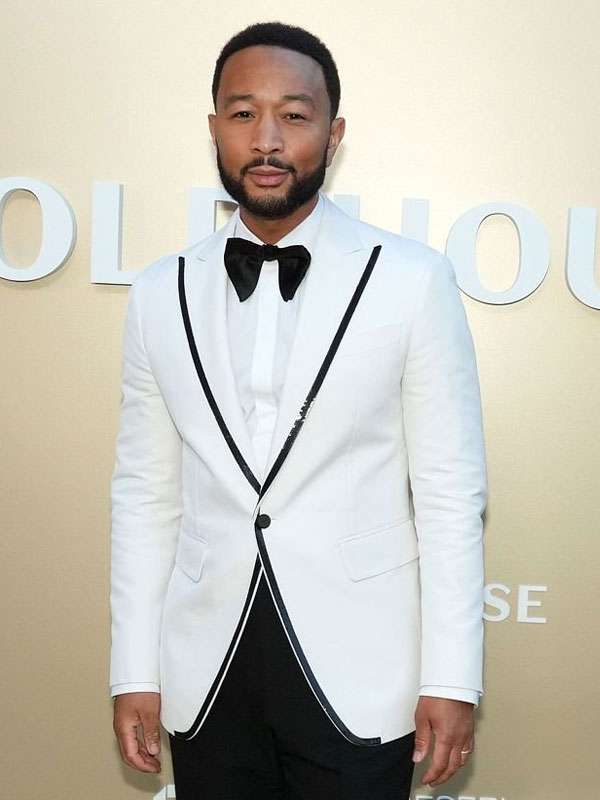 5th Annual Gold Gala 2026 John Legend White Blazer