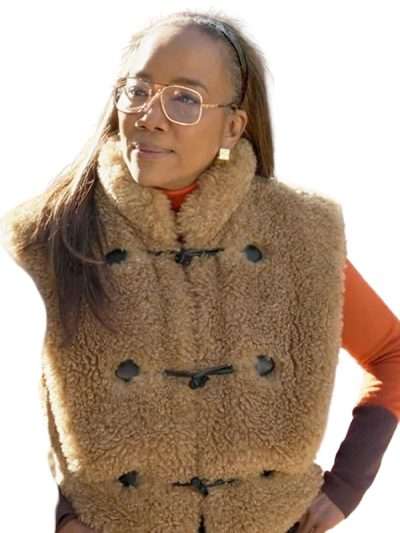 Will Trent S04 Amanda Wagner Sherpa Vest