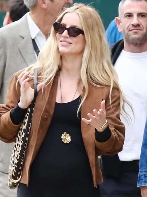 Annabelle Wallis Brown Jacket