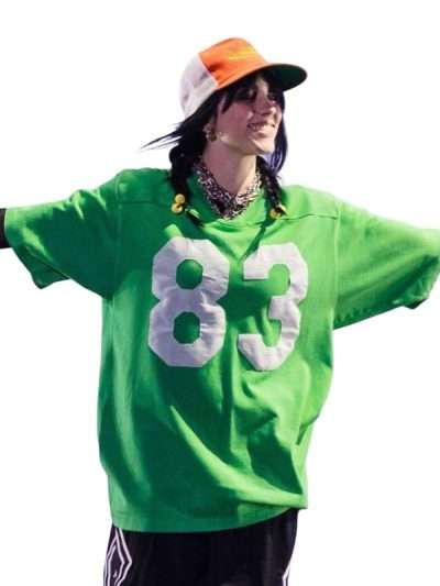 Billie Eilish 83 Green Jersey