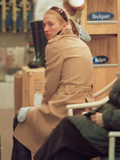 Carolyn Bessette Kennedy Brown Wool Coat